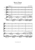 Movie theme (Piano and String quartet)